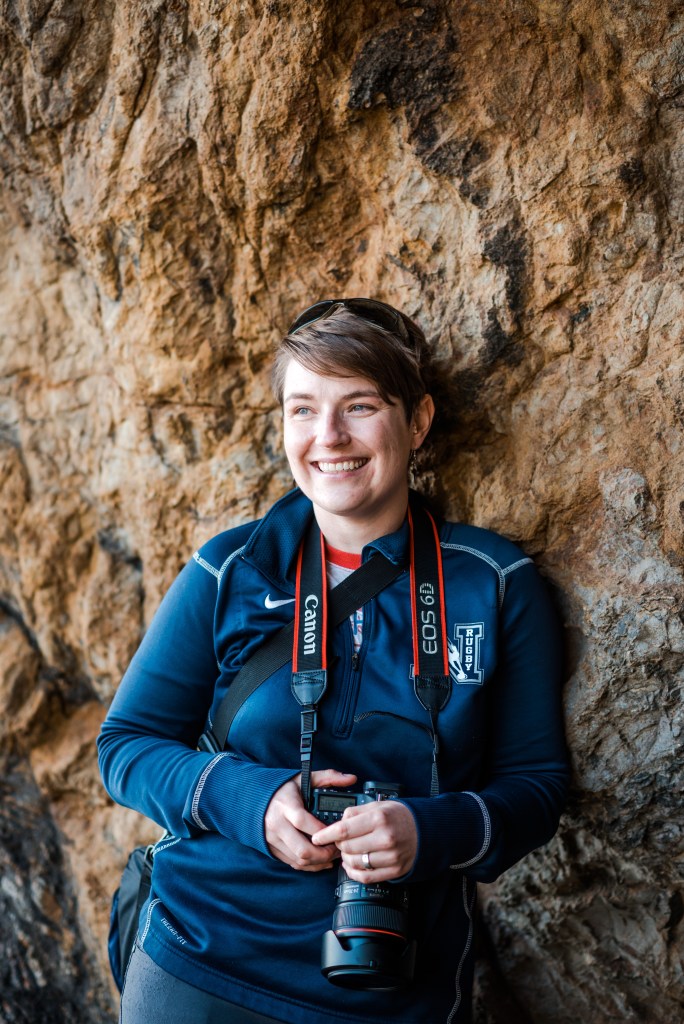 Christie DuBois Photographer, candid headshot